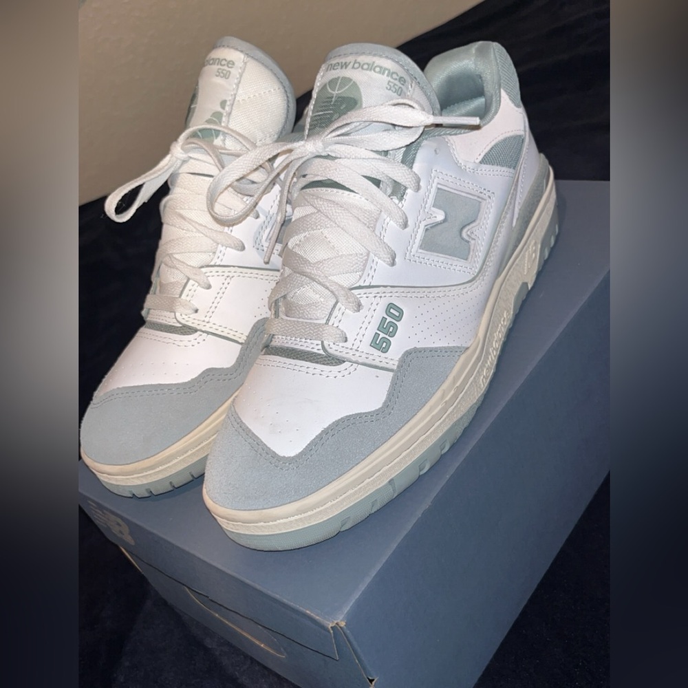New Balance 550 White Juniper